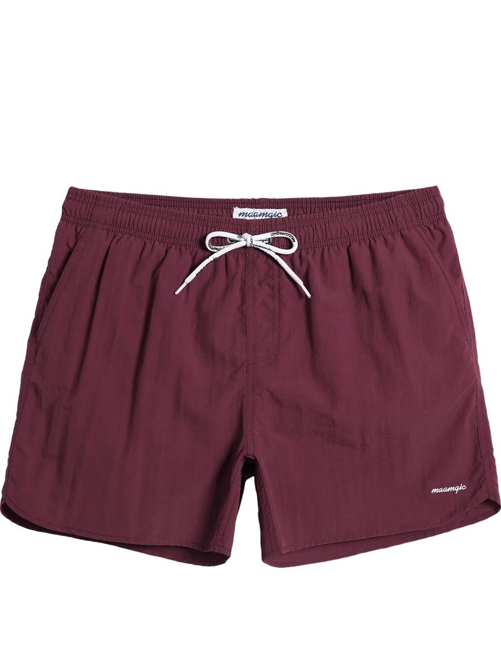 maamgic Mens Swim Trunks 5" with Mesh Lining Quick Dry Bathing Suits